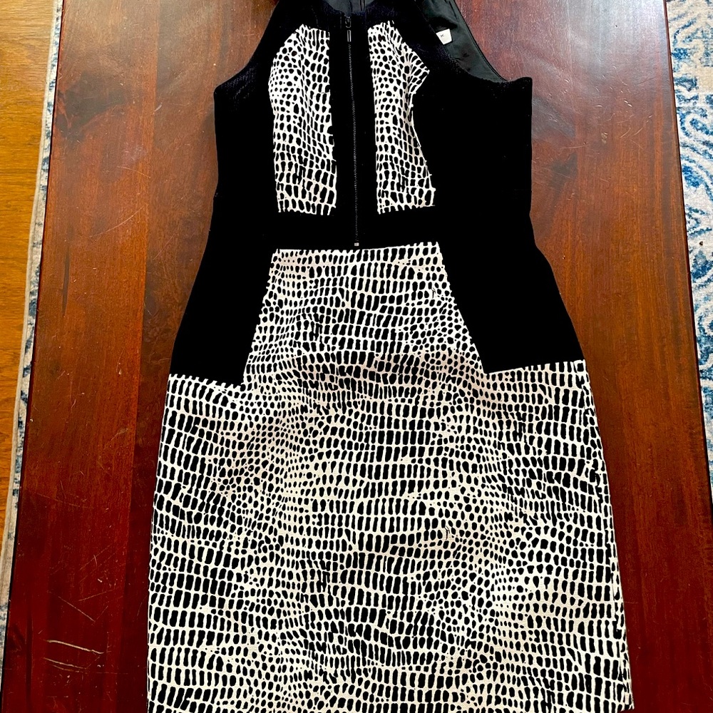 Black and white dress